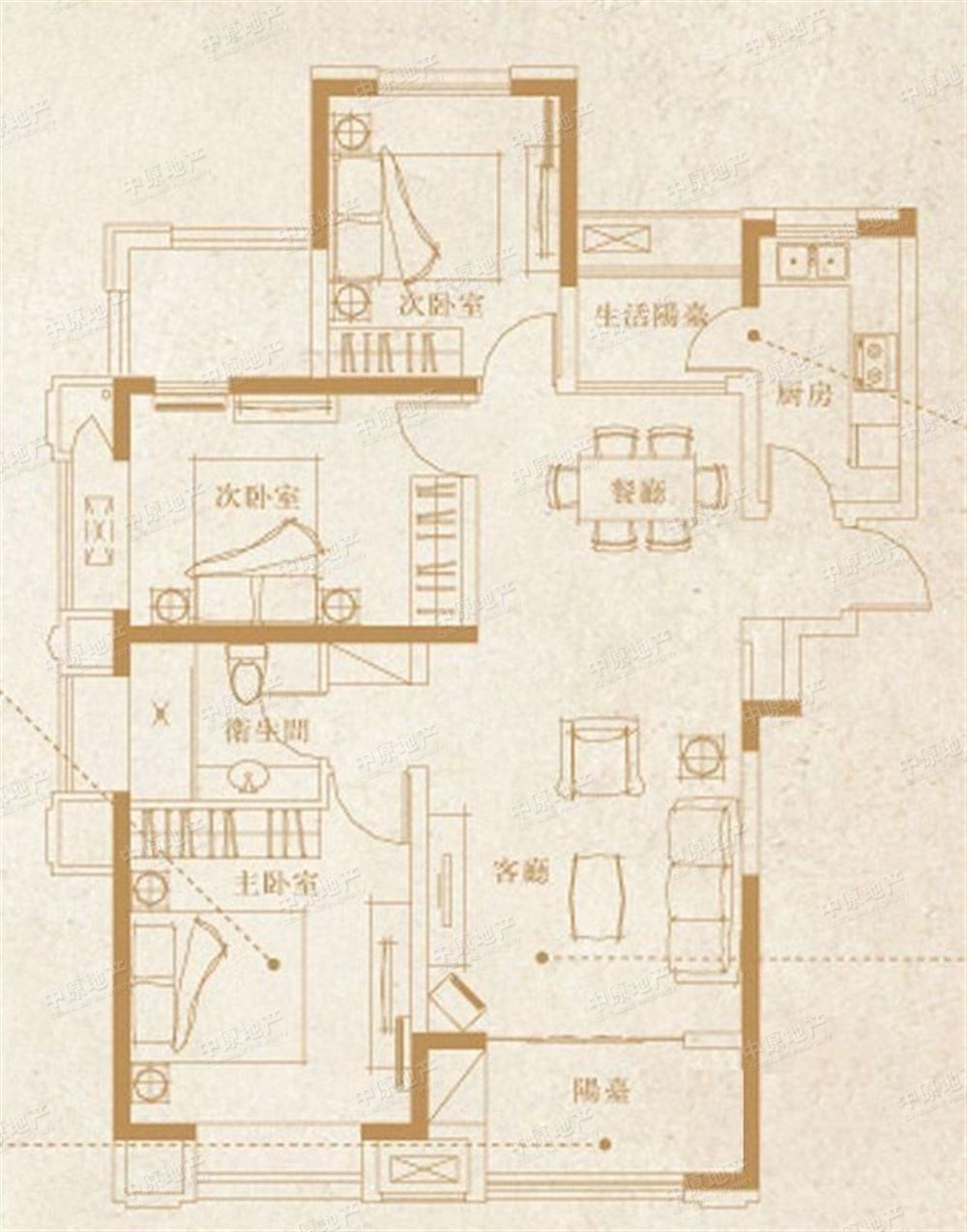 云锦世家观锦园-户型图