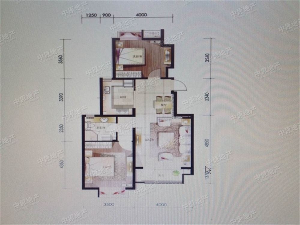 金隅悦城通透两室简单装修,满两年,临近津滨大道