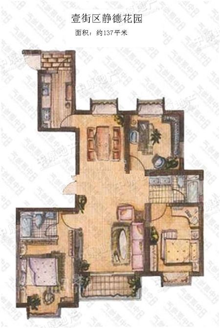 壹街区静德花园-户型图