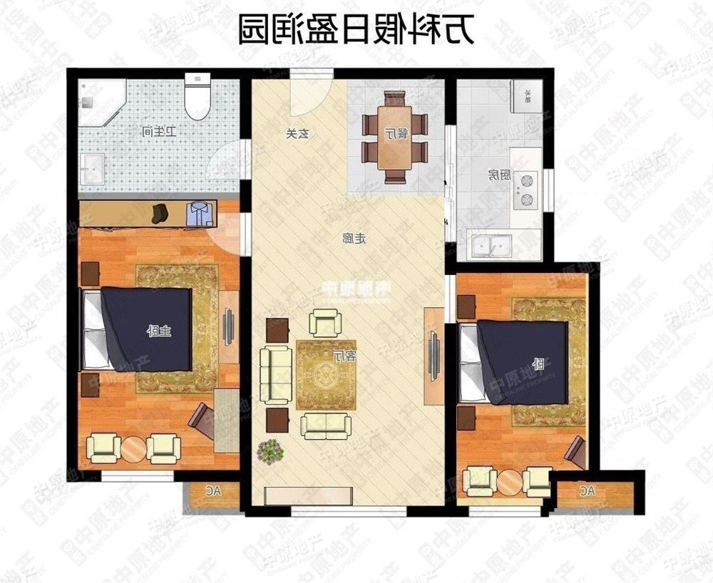 万科盈润园三阳全明两室修没住过婚房