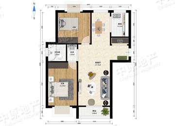 学田南苑楼中楼户型图_南宁东风南苑户型图_南通好房