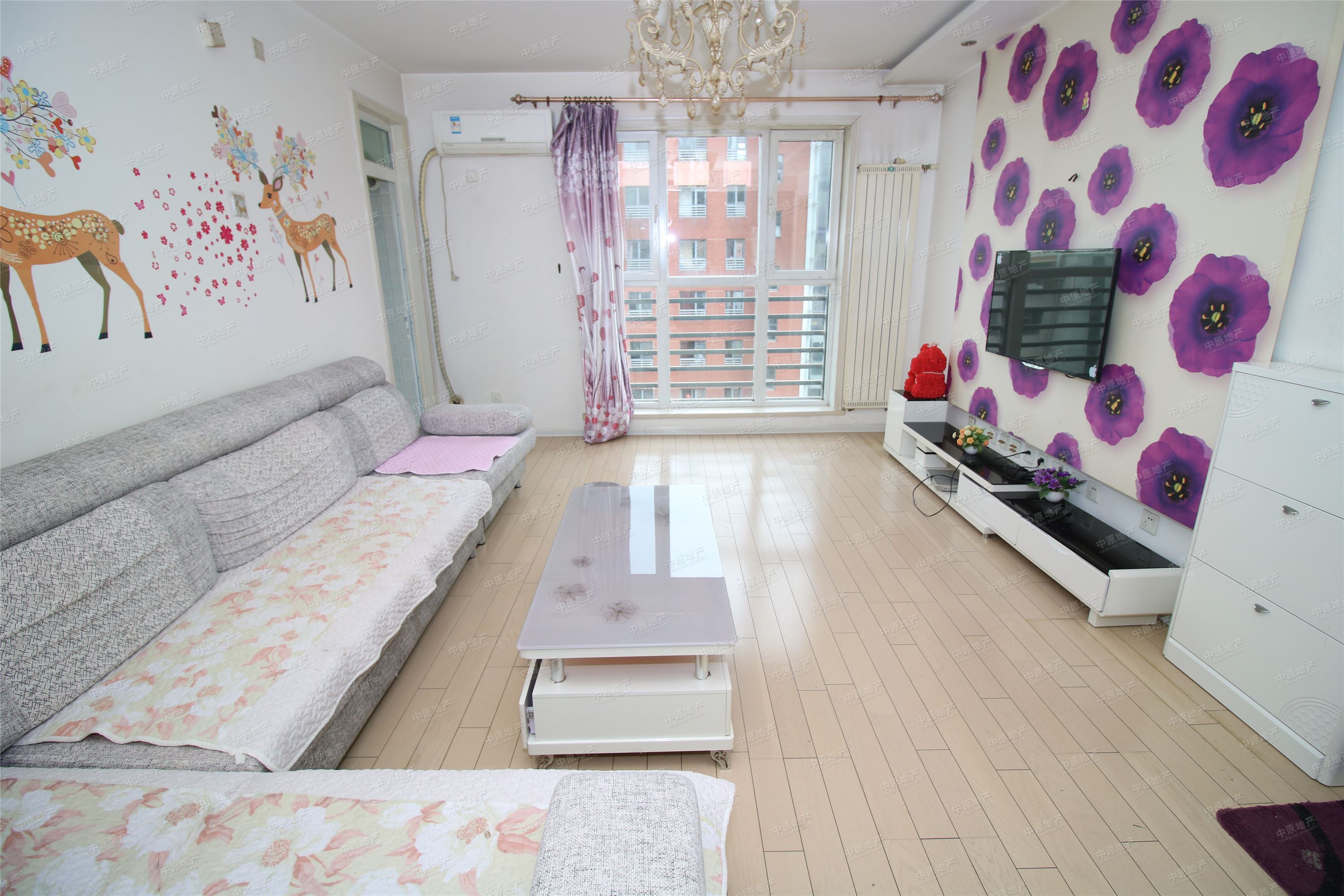 天房美域兰庭 2室2厅2卫 双阳台 卧室带阳台